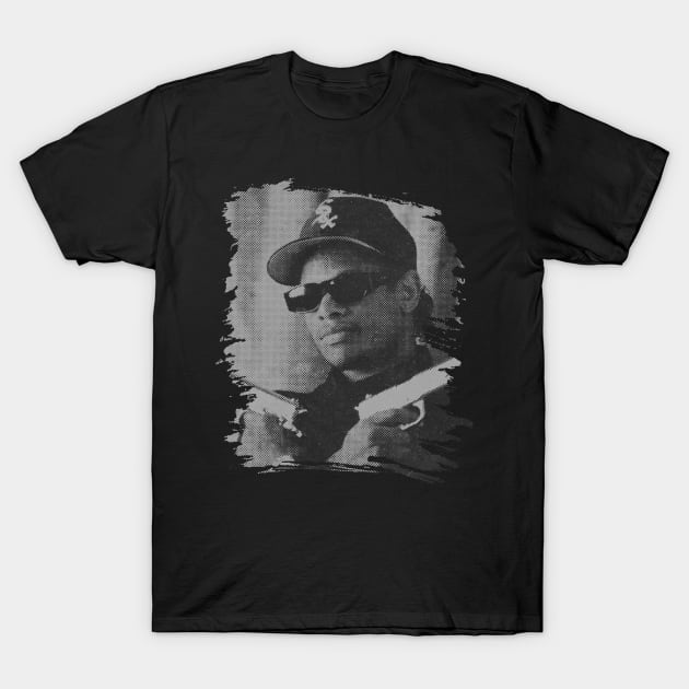 Eazy E // Retro poster T-Shirt by Degiab